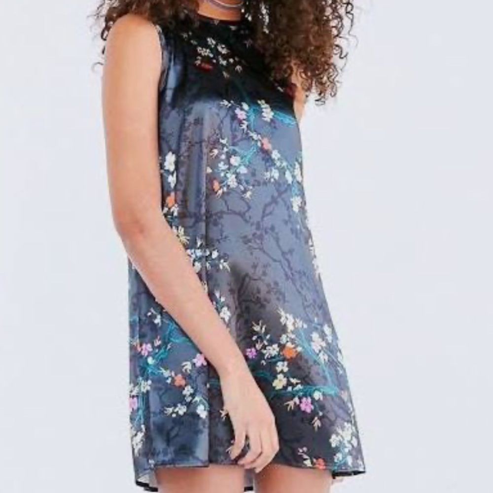 Urban Outfitters Dark Blue Shift Dress 90s